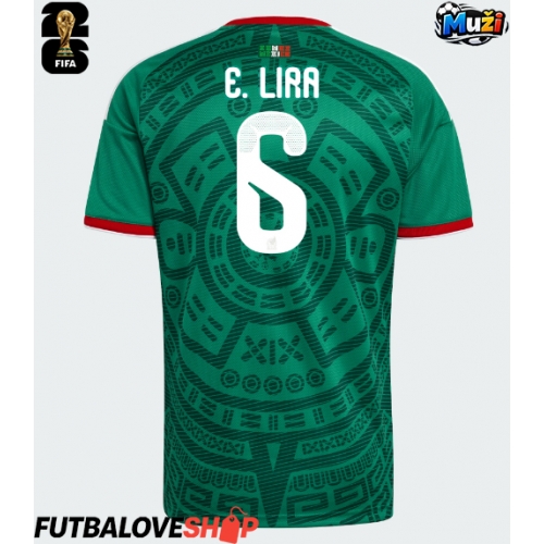 Dres Mexiko Erik Lira #6 Domáci MS 2026 Krátky Rukáv